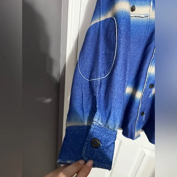 Free People | Ruby Shacket Oversized *Deep Sea Combo - Picture 9 of 10